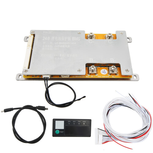 Lithium Battery Protection Board 24S 72V 120A Active Balance Bluetooth