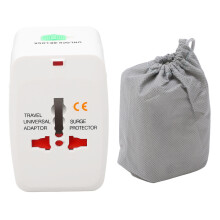 Universal-Reiseadapter mit 2 USB-Anschlüssen weltweit
