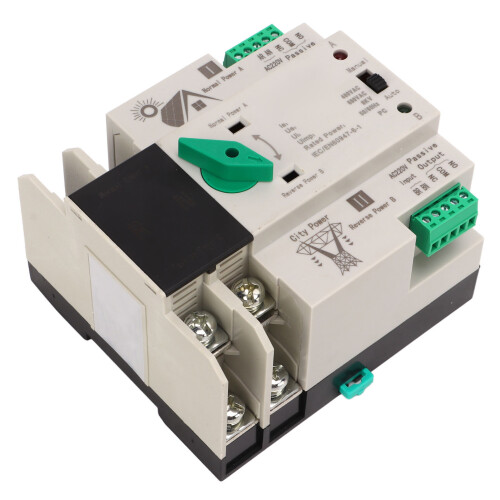 (80A) Zweipoliger ATS-Wechselschalter 220V 80A PV-Schnellcontroller 2