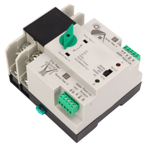 (63A) Zweipoliger ATS-Wechselschalter 220V 80A PV-Schnellcontroller 1