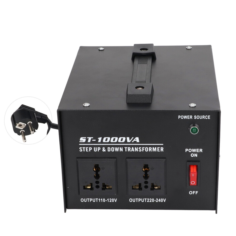 1000W Step Up Buck Transformer Adjustable Input 610830841669