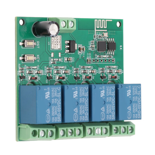 (DC5V) WiFi-Relais 4 Kanal ESP8266 DC 12V 2