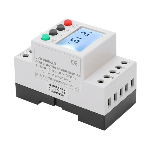 LCD 3-Phasen-4-Leiter-Spannungsüberwachung 115-277VAC Schutz 2