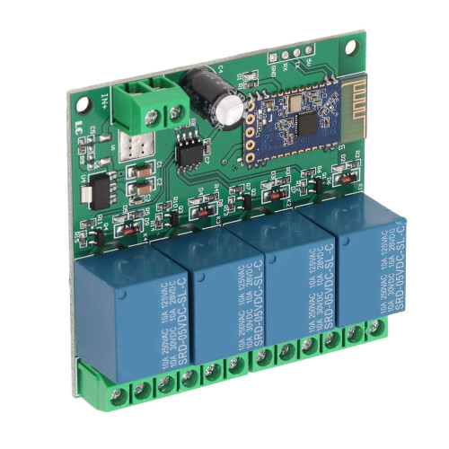(DC5V) 4 Channel Bluetooth Relay Module Remote Control DC5V 2