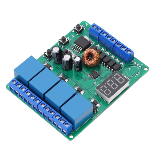 4-Wege-Relaismodul programmierbar mit Digitalanzeige 1