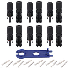 (1500V 45A) 12x Solar PV Stecker IP67 Kupfer 1000V 30A