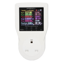 (UK Plug) Smart Steckdose 16A 3680W WiFi Zähler