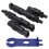2Pcs Solar Y Branch Connector 1500V DC 50A Waterproof 1