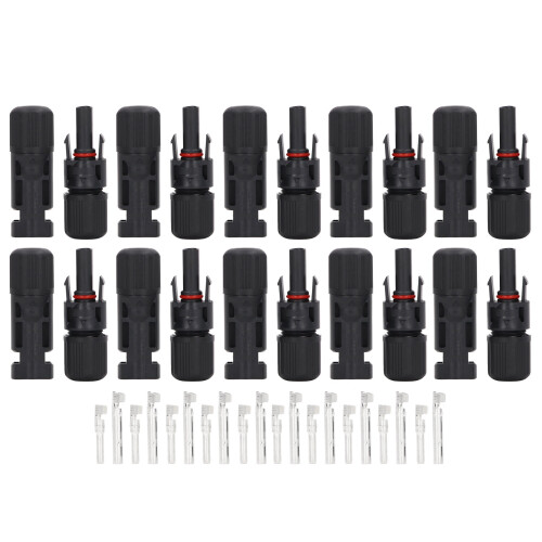 10 Sätze Solarstecker IP67 wasserdicht 1000V M/W
