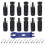 (1000V 30A) 12x Solar PV Stecker IP67 Kupfer 1000V 30A 1