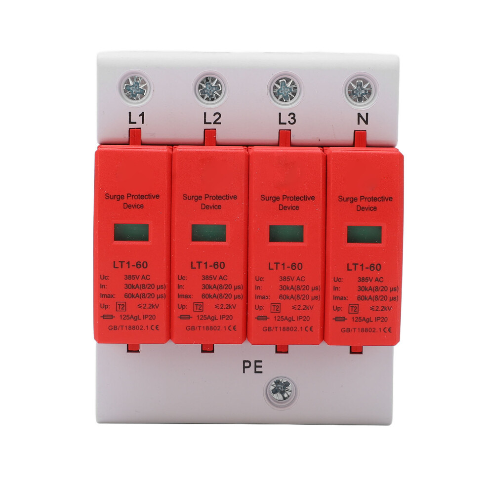 4P Surge Arrester Ac385v 30Ka-60Ka Flame Retardant Housing 610830833886