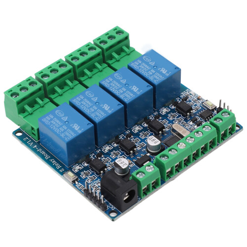 12V 4-Kanal-Relaismodul mit Optokoppler 1