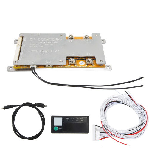 Lithium Battery Protection Board 24S 72V 120A Active Balance Bluetooth 1