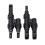 2Pcs Solar Y Branch Connector 1500V DC 50A Waterproof 2