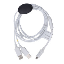 (Black) USB Flash Engineering Kabel für iPhone 6S/X Echtzeit-Diagnose Schwarz