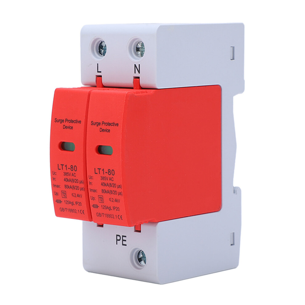 Dc Surge Protector 2P 40-80Ka Ac 385V House Voltage Arrester 610830836641