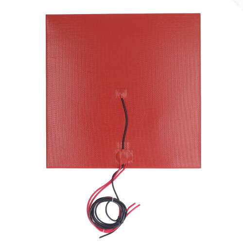 (DC 12V) 3D Printer Silicone Heated Pad 350W 300mm 100K Thermistor DC 12V