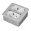 (Silver Grey) Multifunctional 2-Outlet Flame Retardant Waterproof Socket 5