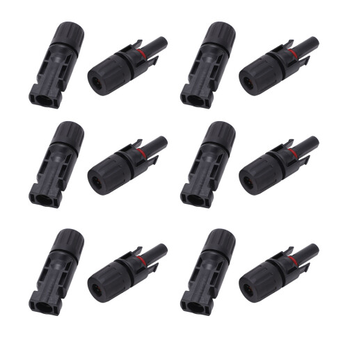 (1000V 30A) 12x Solar PV Stecker IP67 Kupfer 1000V 30A 2