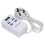 Weißer Tragbarer USB-Smart-Ladestecker 5