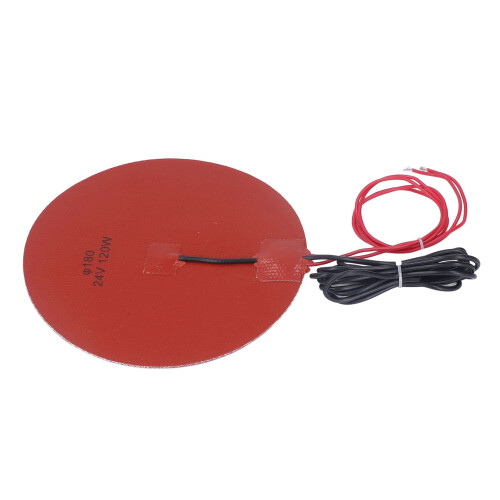(DC24V) Runde Silikon-Heizmatte 120W DC12V für 3D-Drucker 2