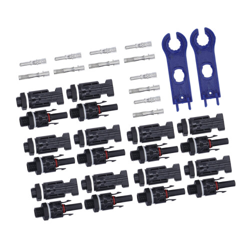 42Pcs Solar Connector IP67 Waterproof 30A 1000VDC with Wrench 2