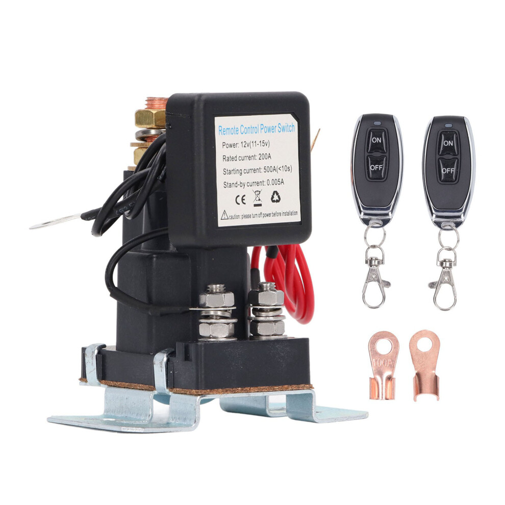 Car Battery Disconnect Switch 200A 12V Dc Remote Control Kill Switch 323163316765