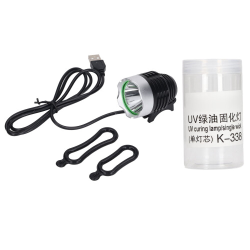 UV Curing Lamp USB Powered Portable Green Light for Inspection