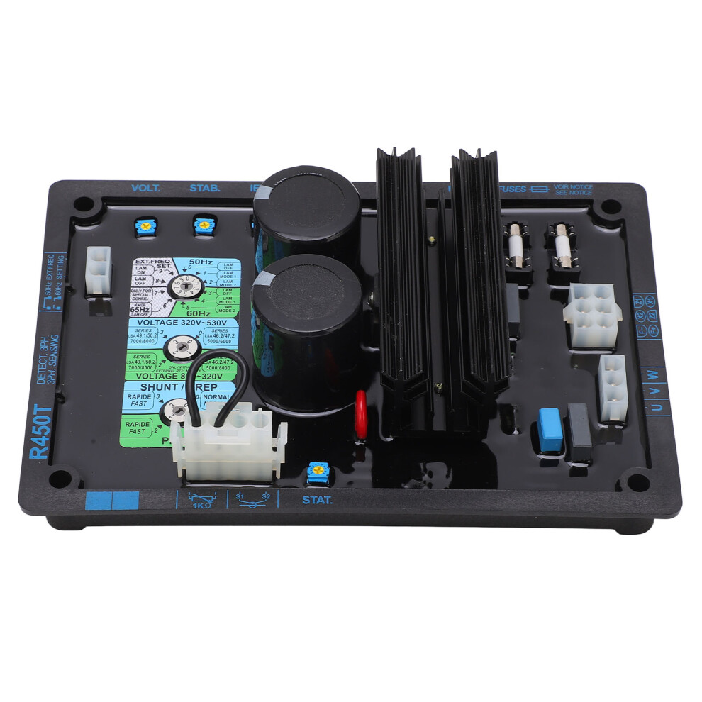 Avr Voltage Regulator Board 10A 150V 3 Phase R450t Auto Generator Set 610830829254