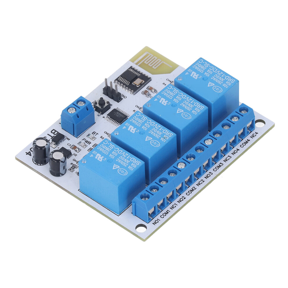 (Dc5v) 4 Channel Bluetooth Relay Module 2.4G Rf Remote Dc12v 610830828899