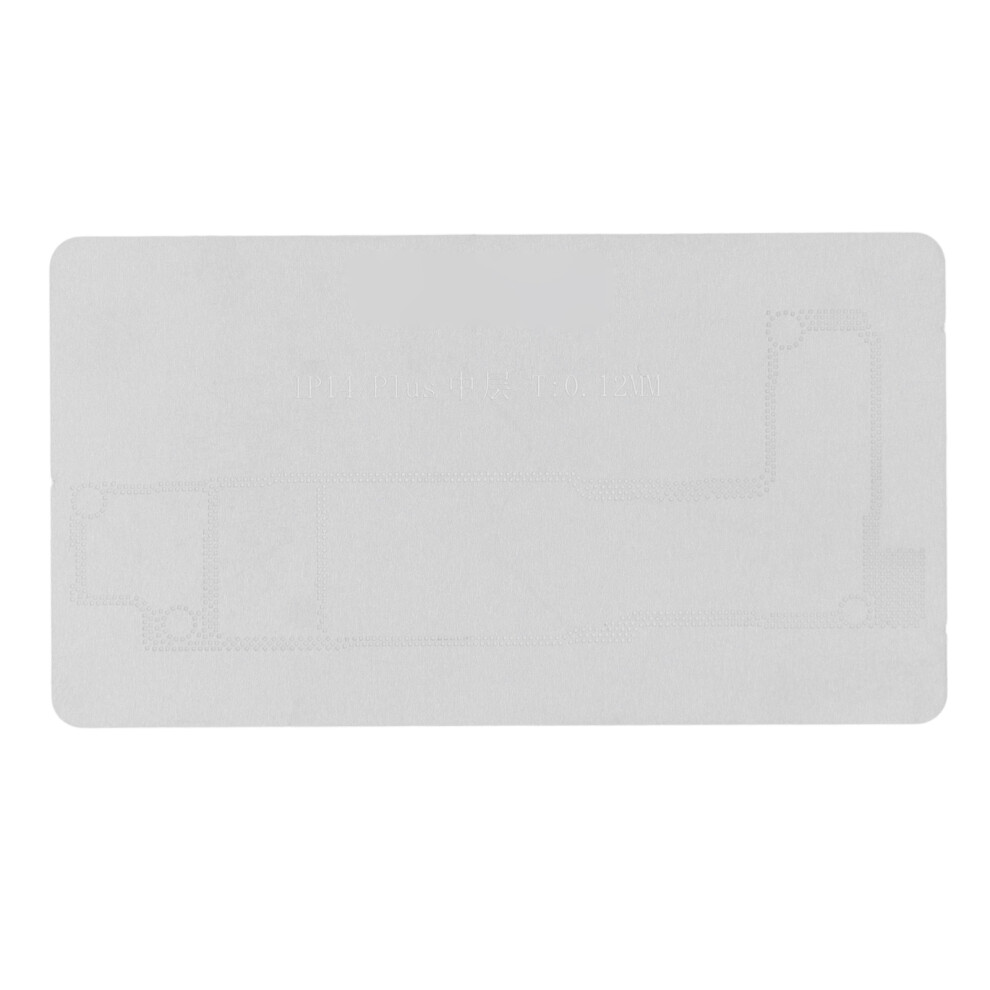 (For Ios 14 14Plus Middle Layer 0.12) Bga Reballing Stencil 0.12Mm For Iphone 14 14Plus A15 A16 610830829056
