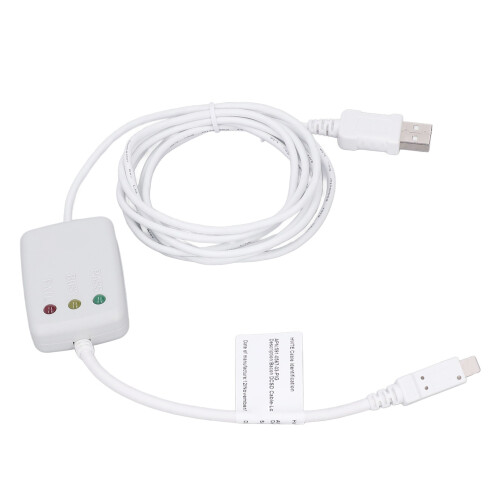 (White) USB Flash Engineering Kabel für iPhone 6S/X Echtzeit-Diagnose Schwarz 2
