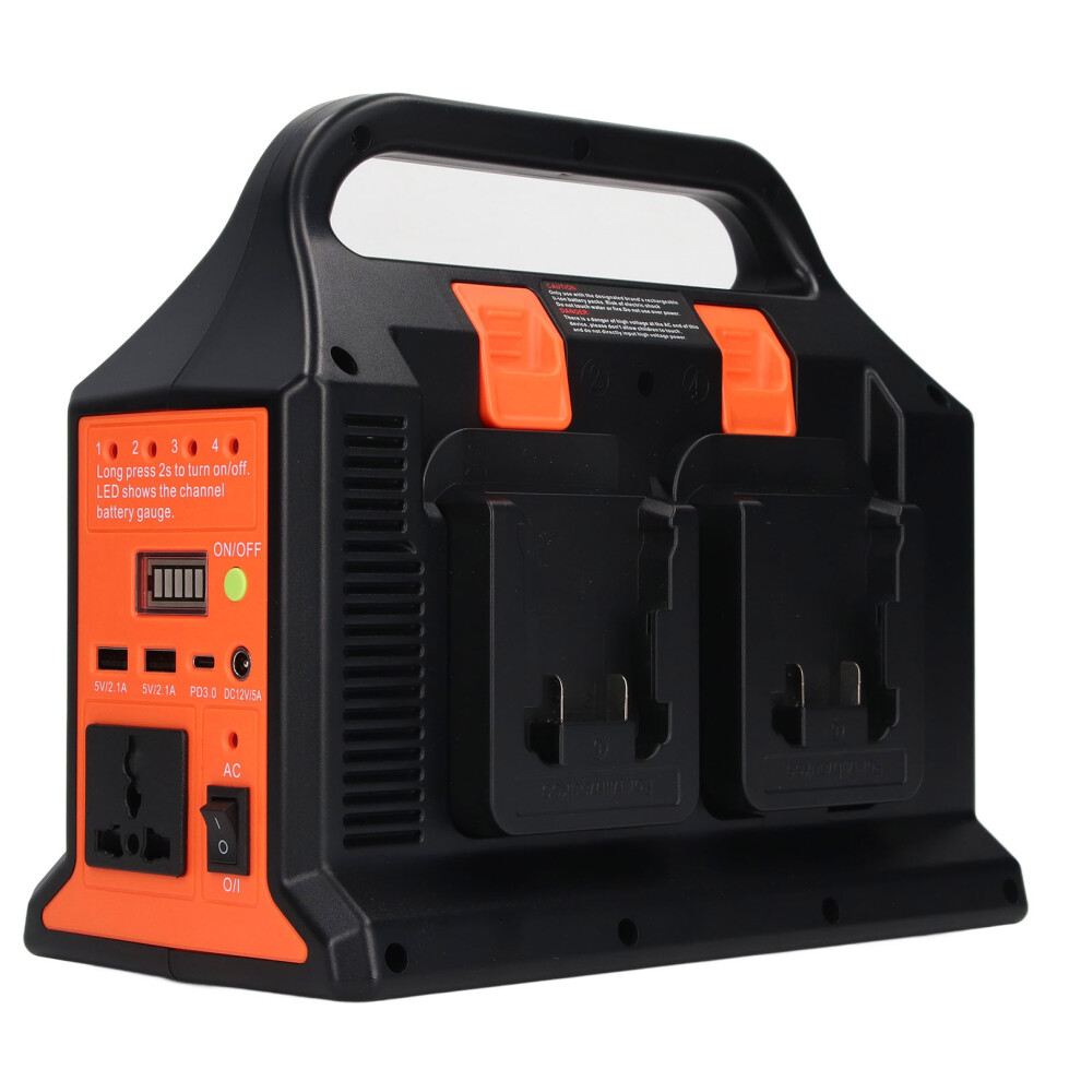 Portable Inverter 300W 18V To 110-120Vac Led Light/Orange 323163344386