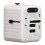 (White) Universal-Reiseadapter USB C mit Mehrfach-Steckdosen 2