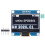 (White) 1,54 Zoll IPS Displaymodul 128x64 SPI IIC OLED Weiß 1