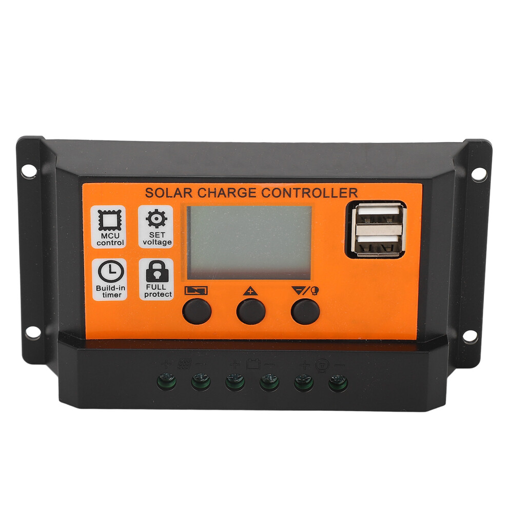 (10A) Solar Charge Controller 3 Stage 12V 24V 30A Lcd Display 323163313849