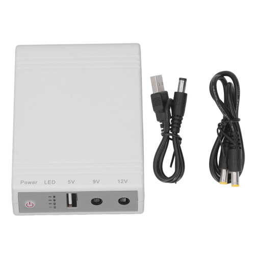 Mini-USV 10400mAh, USB 5V/9V/12V, DC 5V Input für Kamera/Router