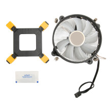 CPU-Kühlkörper 3-polig leise Aluminium Lüfter