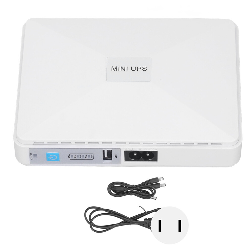 (Us Plug) Mini Ups 8800Mah Backup For Router Modem Camera 100-240V Us Plug 323163312354
