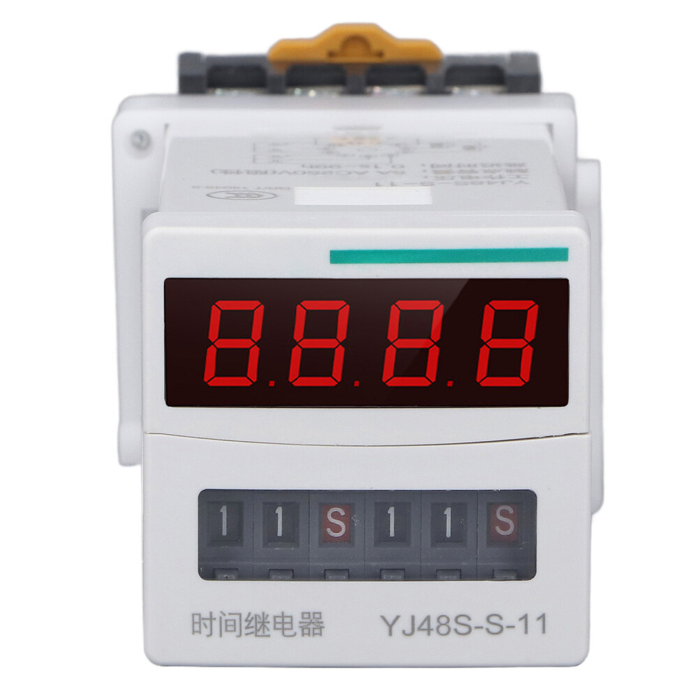 (Ac110v) Programmable Time Delay Relay 0.1S To 99H Ac110v For Led Neon Lights 323163312040