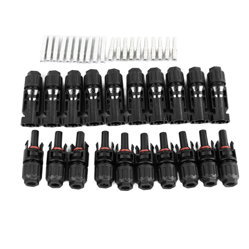10x Solarpanel Stecker flammhemmend DC 1000V 1