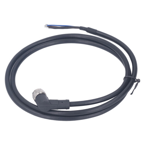 4 Pin 22AWG Right Angle Waterproof Aviation Sensor Cable 2