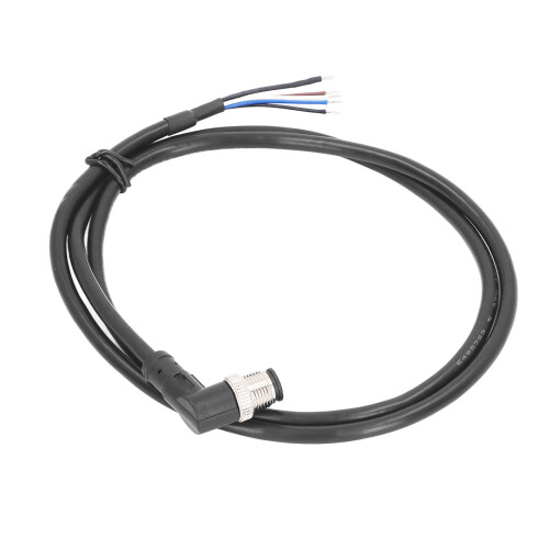 M12 4-Pin Wasserdicht Stecker 1m 250V AC/DC 2