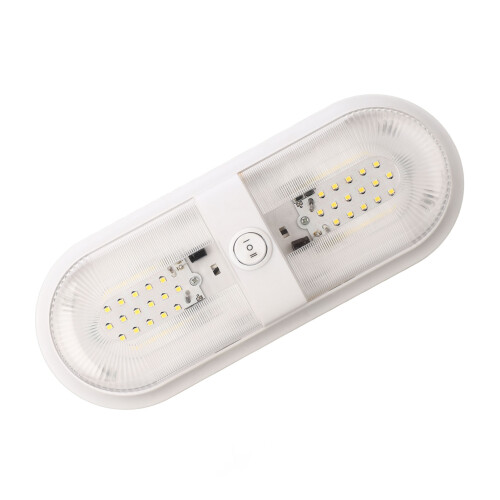 Double Dome Light 560LM RV LED Ceiling Light 10-24V 1