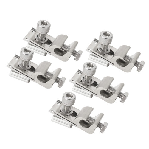 5x Solar-Erdungsklemmen Panel Terminal Kabelschuh 2