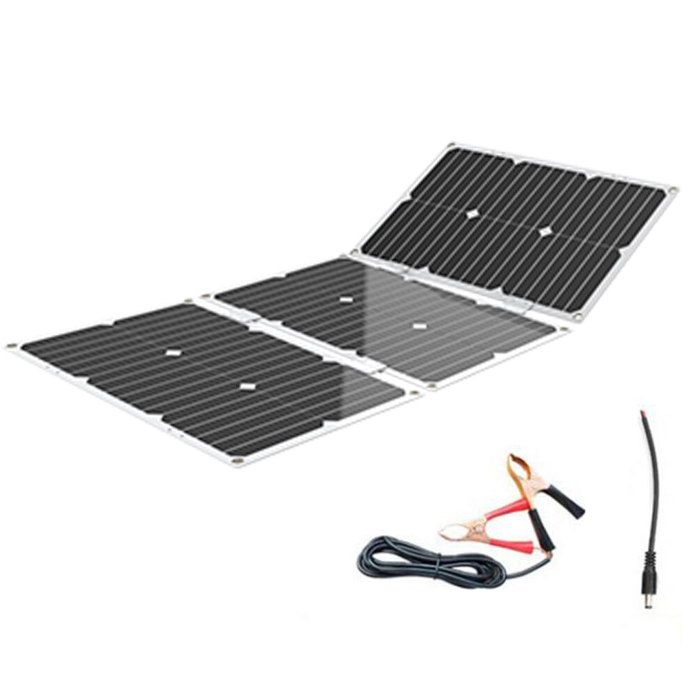 18V 60W Foldable Solar Panel Waterproof 3 Folds 810X420x2.5mm 323163077420