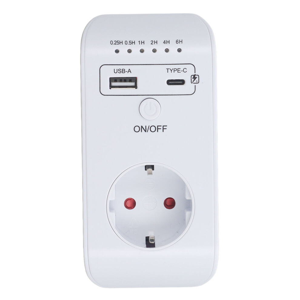 Countdown Socket Usb Type C Smart Time Controller 16A 3680W 323163283852