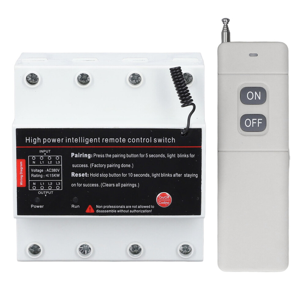 3 Phase Remote Switch 3Km 380V For Pump Motor Garage Door 323163283562