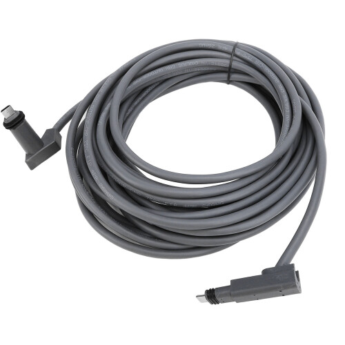 30FT Ersatzkabel V2 Rechteck-Satellitenrouter 10 Clips Grau 2