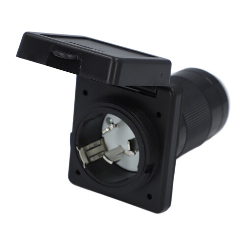 50A RV-Steckdose Twist-Lock 125V/250V mit Abdeckung 2